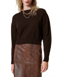 Twin Set Pullover Donna 242TT3344 Coffee Chocolate - Marrone