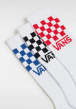 Vans Calzini Classic Check Crew Uomo VN000F0W White - Bianco