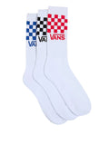 Vans Calzini Classic Check Crew Uomo VN000F0W White - Bianco