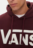 Vans Maxi Felpa Cappuccio Classic Uomo VN000HNX Port Royale/white - Bordeaux