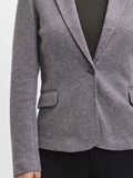 Vero Moda Blazer Donna 10154123 Dark Grey Melange - Grigio