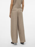 Vero Moda Pantalone Donna 10310074 Taupe Gray Melange - Beige