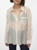 Vero Moda Camicia Donna 10312284 Birch - Avorio