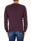 Woolrich Maglione Gd Knitted Crewneck Uomo CFWOKN0277MRUF0775 Winetasting - Bordeaux