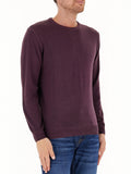 Woolrich Maglione Gd Knitted Crewneck Uomo CFWOKN0277MRUF0775 Winetasting - Bordeaux