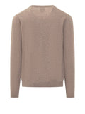 Woolrich Maglione Lambswool Crewneck Uomo CFWOKN0278MRUF0469 Mocha Meringue - Beige