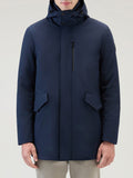 Woolrich Cappotto Barrow Mac Soft Shell Uomo CFWOOU0792MRUT3496 - Blu