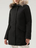 Woolrich Parka Luxury Arctic Raccoon Donna CFWWOU0652FRUT3128 Black - Nero