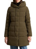 woolrich parka puffy prescott donna cfwwou0685frut3128 dark green verde 9688233