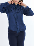 Yes Zee Camicia Casual Donna C005CQ00 - Blu