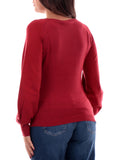 Yes Zee Pullover Donna M062BG00 - Rosso