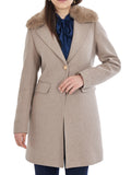 Yes Zee Cappotto Donna O022KKPS Tortora - Marrone