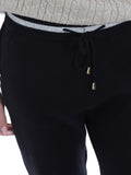 Yes Zee Pantalone Jogger Donna P395BI00 - Nero