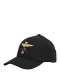 Aeronautica Militare Berretto con Visiera Uomo HA1100CT2848 Jet Black - Nero