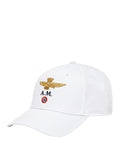 Aeronautica Militare Berretto con Visiera Uomo HA1100CT2848 Off White - Bianco