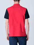 Aeronautica Militare Polo Uomo PO1856P191 Tango Red + Blu Navy - Rosso