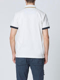 Aeronautica Militare Polo Uomo PO1867P173 Off White/ Forest Green/ Blu N - Bianco