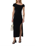 Akep Vestito Longuette Donna VSKD09035 - Nero