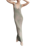 Akep Vestito Longuette Donna VSKD09081BIS - Avorio