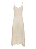 Akep Vestito Longuette Donna VSKD09087 Crema - Avorio