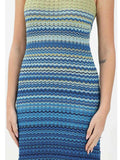 Akep Vestito Longuette Donna VSKD09099BIS - Multicolore