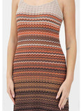 Akep Vestito Longuette Donna VSKD09099BIS - Multicolore