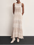 Akep Vestito Longuette Donna VSKD09103 Crema - Avorio