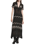 Akep Vestito Longuette Donna VSKD09107 - Nero
