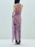 Aniye By Vestito Longuette Ruby Donna 185746 Onion - Viola