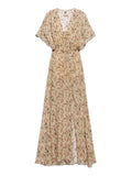 Aniye By Vestito Longuette Marlene Donna 185825 Cream Garden - Floreale