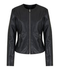 Armani Exchange Giubbino di Pelle Donna 8NYB03YNVLZ - Nero