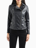 Armani Exchange Giubbino di Pelle Donna 8NYB13YNVLZ - Nero