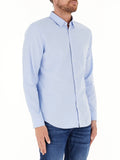 Armani Exchange Camicia Casual Uomo 8NZCGBZ8ANZ - Celeste