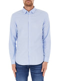 Armani Exchange Camicia Casual Uomo 8NZCGBZ8ANZ - Celeste