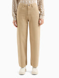 Armani Exchange Jeans Wide Donna XW000100AF12858 Wood Grain - Beige