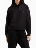 Armani Exchange Felpa Cappuccio Donna XW000827AF13397 - Nero