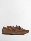 Mocassini Uomo MFO0796 Choco Suede - Marrone Barbour