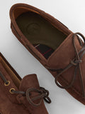 Mocassini Uomo MFO0796 Choco Suede - Marrone Barbour