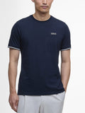 Barbour T-shirt Philip Tipped Cuff Uomo MTS1296 Navy - Blu