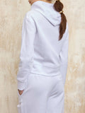 Blauer Felpa Cappuccio Fayette Donna 25SBLDF08078-007092 - Bianco