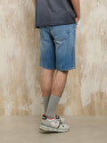 Blauer Bermuda Jeans Union Uomo 25SBLUP03534-006873 Blu Chiaro+sabbiatura+usura - Denim
