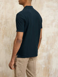 Blauer Polo Alban Uomo 25SBLUT02309-007125 - Blu