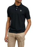 Blauer Polo Alban Uomo 25SBLUT02309-007125 - Nero