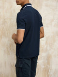 Blauer Polo Damon Uomo 25SBLUT02310-006817 - Blu