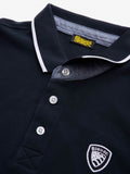Blauer Polo Damon Uomo 25SBLUT02310-006817 - Blu