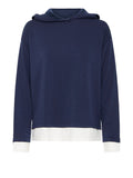 b.young Felpa Cappuccio Donna 20816324 Navy Blazer - Blu