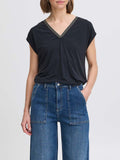 b.young T-shirt Donna 20816650 - Nero