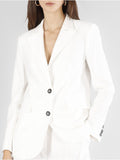 CafèNoir Blazer Donna C7JH0082 Latte - Bianco