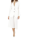 CafèNoir Blazer Donna C7JH0082 Latte - Bianco