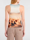 Dickies Top Running Donna DK0A4Z8L Oak Buff - Multicolore